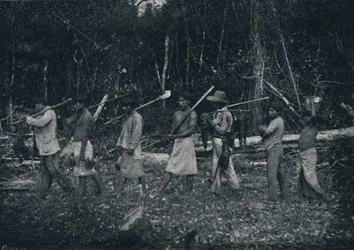 Guarani Indians Returning from a Hunt