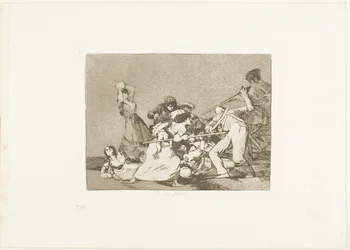 And They Are Like Wild Beasts, plate five from The Disasters of War