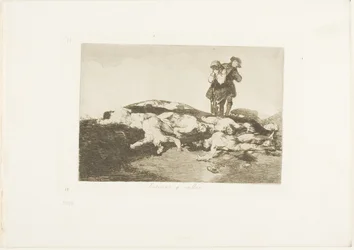 Bury Them and Keep Quiet, Plate 18 from The Disasters of War
