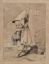 Caricature of a Monk