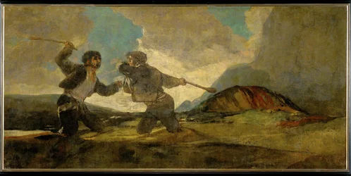 Duel with Cudgels