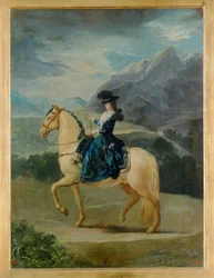 Equestrian Portrait of Maria Teresa de Vallabriga