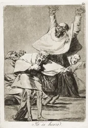 It is time. Plate 80 of “Los Caprichos” by Francisco de Goya