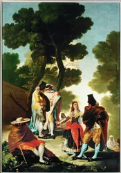 The Maja and the Cloaked Men