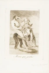 Look How Solemn They Are!, plate 63 from Los Caprichos