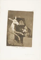 Neither More Nor Less, Plate 41 from Los Caprichos
