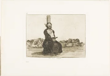 On Account of a Knife, Plate 34 from The Disasters of War
