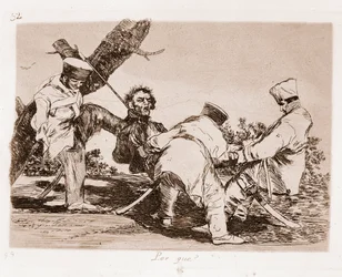 The Disasters of War: Why (etching from preparatory drawing)