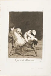They Carried Her Off!, plate eight from Los Caprichos
