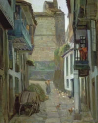 Street of Santa Maria – Betanzos – Oil / Canvas – 59x46 cm