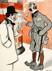 A Frenchman tells an Englishman how he should dress for the Opera, 1903