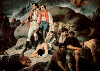 The Battle of Trafalgar in 1805 (Detail)