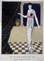 My Guests Are Not Arriving, Evening Dress by Redfern