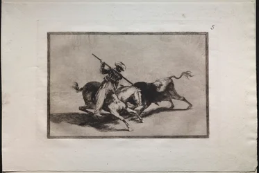 Bullfights: The Spirited Moor Gazul is the First to Fight According to the Rules