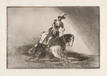 Charles V Spearing a Bull in the Ring at Valladolid
