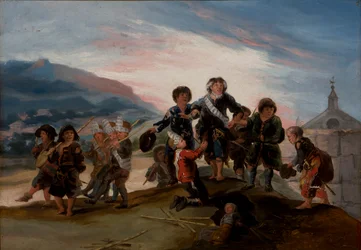 Children Playing Soldiers