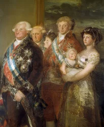 The Family of Charles IV of Spain. 1800/01. Detail