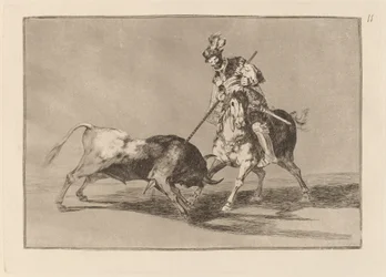 The Cid Campeador Spearing Another Bull