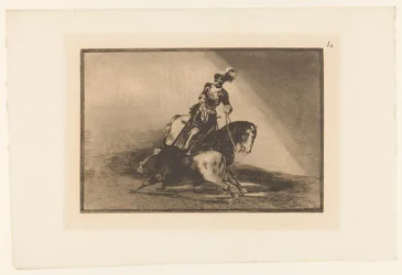 Emperor Charles V Fighting a Bull (Bullfighting series)