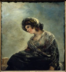 The Milkmaid of Bordeaux. Painting, 1827. Dimensions: 0.74 x 0.68 m. Madrid. Prado Museum