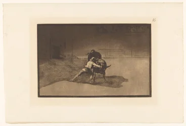 Martincho Fighting a Bull (Bullfights)