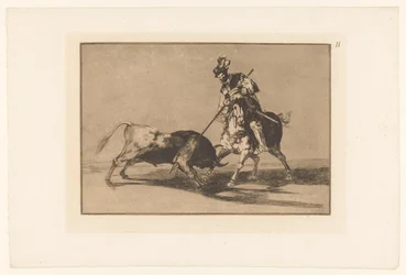 Rodrigo Díaz de Vivar Wounds a Bull