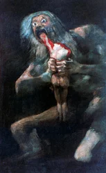Saturn Devouring one of his Children