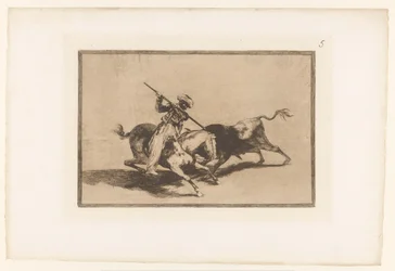 Bullfight on Horseback