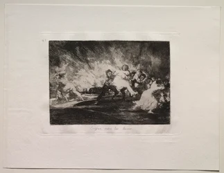 The Horrors of War: They Escape Through the Flames