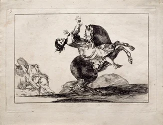 The Horse-Abductor from the series Los Disparates Follies, 1815-1819