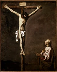 Crucifixion and Painter (Self-portrait of the Artist as Saint Luke)