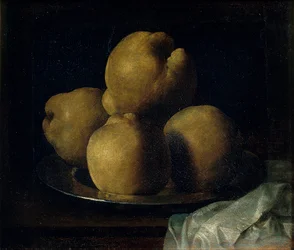 Still Life with Dish of Quince