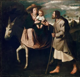 The Flight into Egypt, late 1630s