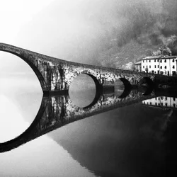 Misty Stone Bridge