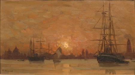 Venice, Sunset Behind San Marco