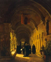 Abelard in cloister