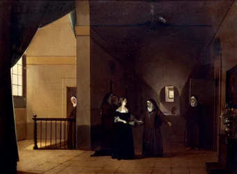 Mademoiselle de La Valliere Entering Convent