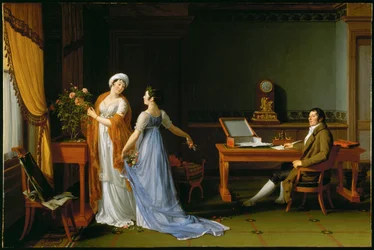 Count de la Forest with His Wife and Daughter