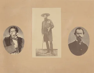General Tomas Mejia, Emperor Maximilian, General Miramon, 1867