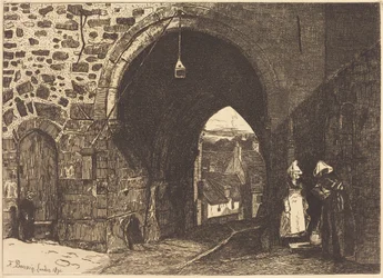The Saint-Malo Gate in Dinan