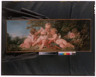 Four Putti in Landscape