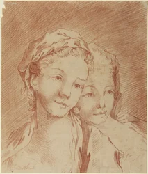 Heads of Two Girls