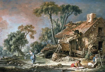 Landscape with Farmhouse