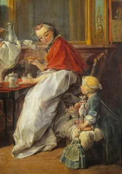 Mother and Daughter (detail)