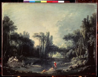 Landscape with a Pond