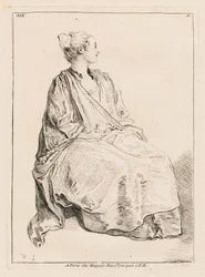 Seated Woman Facing Right