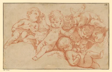 Playing Putti (Counterproof)
