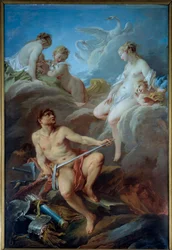 Venus Asking Vulcan for Weapons for Enee