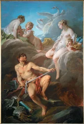 Venus Asks Vulcan to Forge Arms for Aeneas