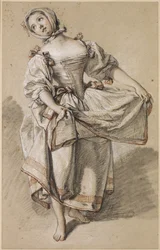 Young Country Girl Dancing, c. 1765-70